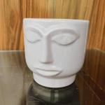 Grey Women Shade Ceramic Pot