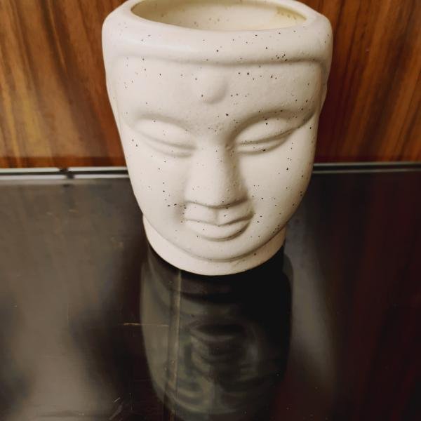 White woman Ceramic pot