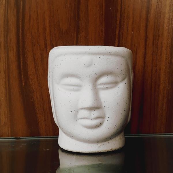 White woman Ceramic pot