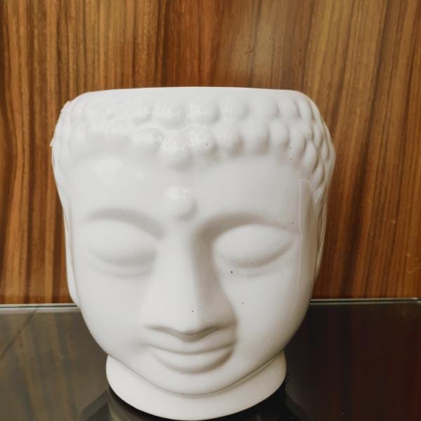 Buddha ceramic pot