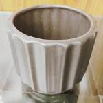 Dim grey Ceramic pot